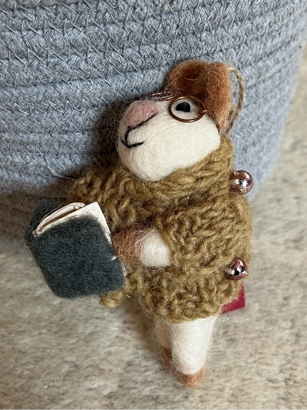 Pottery Barn Mouse Ornament